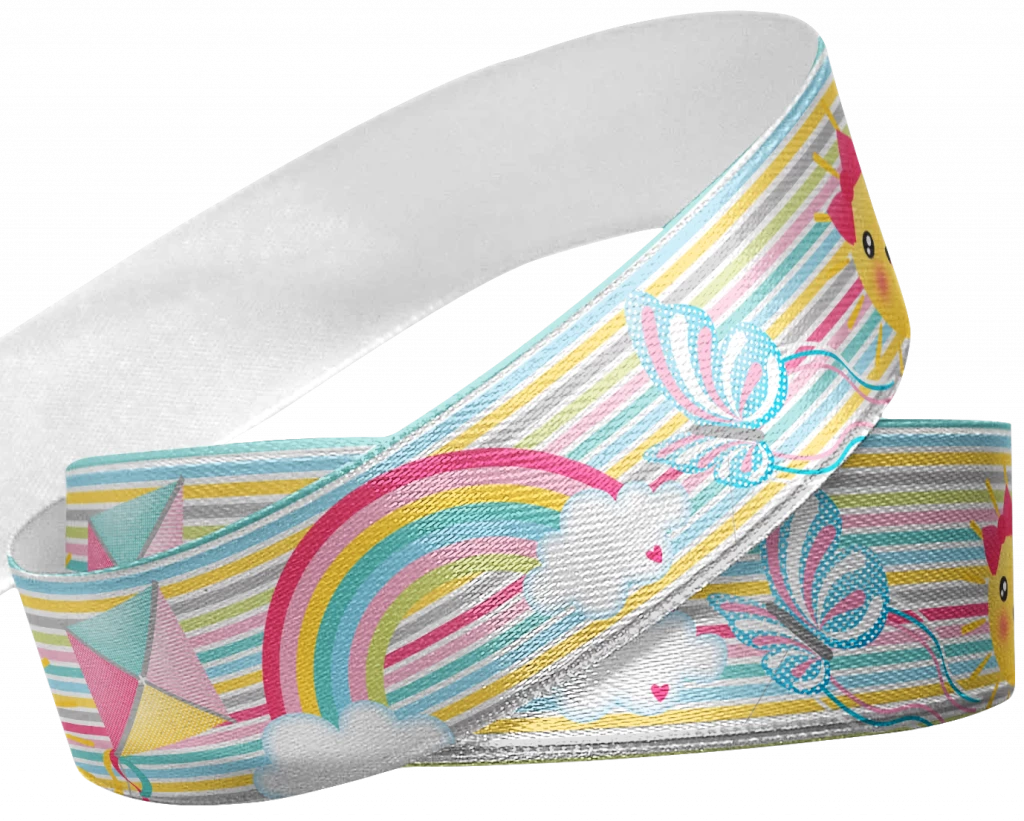 Fita Estampada Arco-Íris