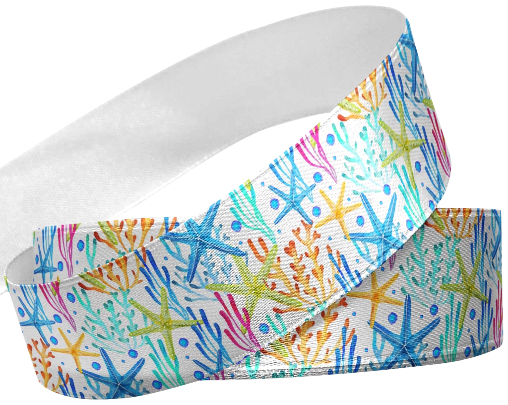  Fita Estampada Estrela-do-Mar