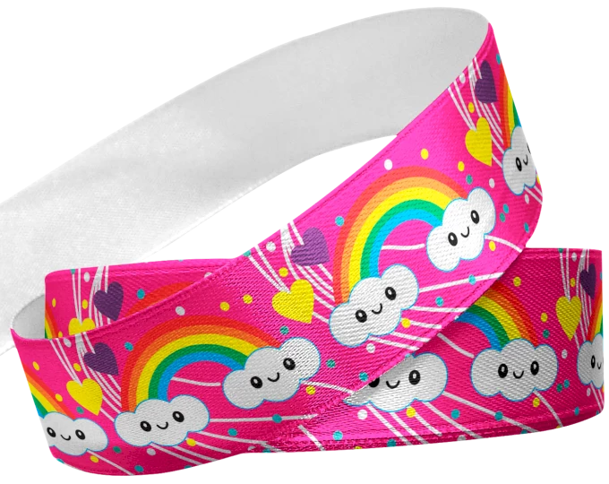 Fita Estampada Arco-Íris