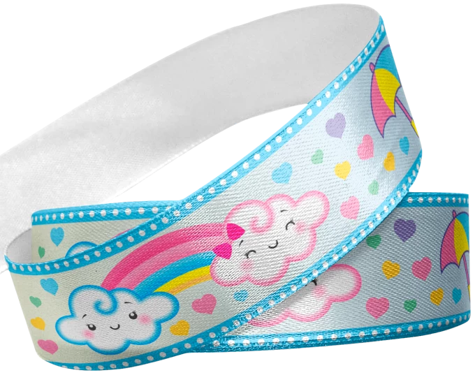 Fita Estampada Arco-Íris