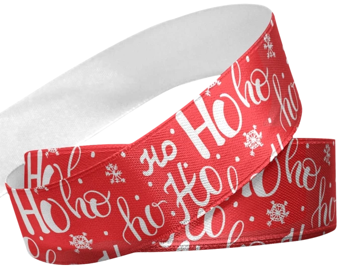 Fita Decorativa “Ho Ho Ho” Natalina