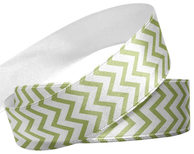 Fita Estampa Chevron Verde 