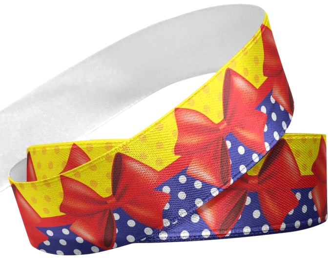  Fita Estampada Lacinhos