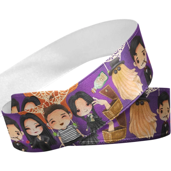 Fita Estampada Família Addams