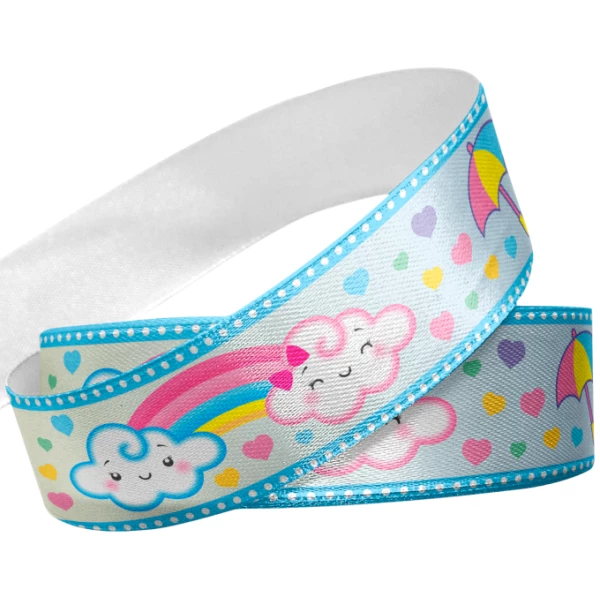 Fita Estampada Arco-Íris
