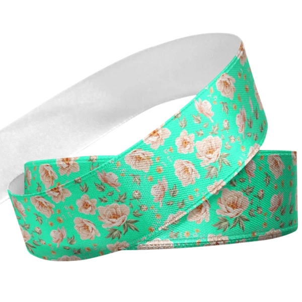 Fita Floral -38mm-Gorgurão