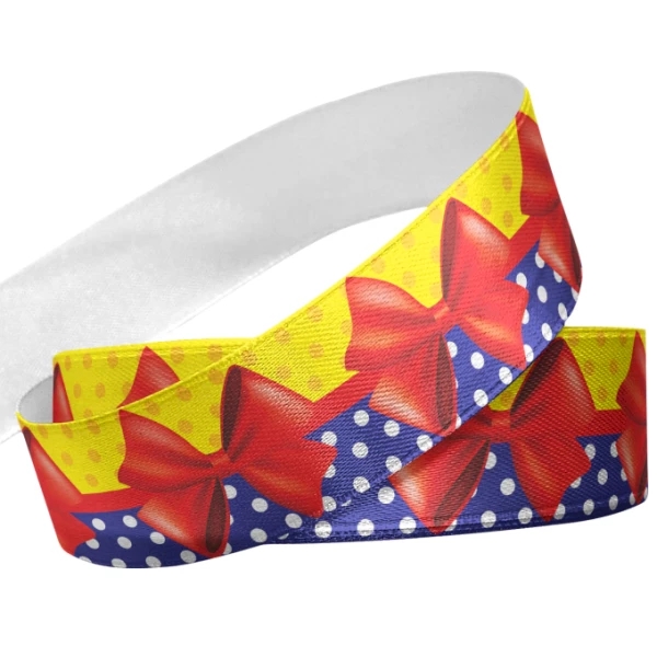  Fita Estampada Lacinhos