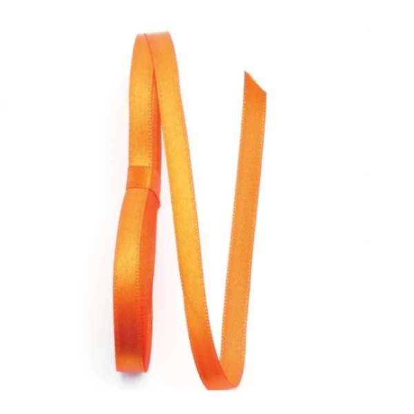 Fita de Cetim Importada Laranja Nº5 (22mm com 20 metros)