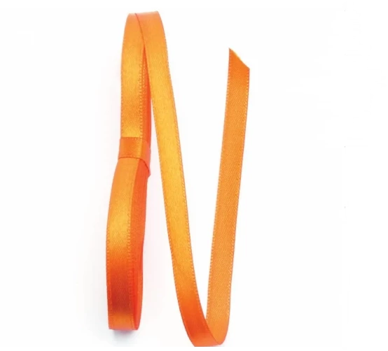 Fita de Cetim Importada Laranja Nº5 (22mm com 20 metros)