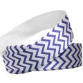 Fita Estampa Chevron Azul Royal 